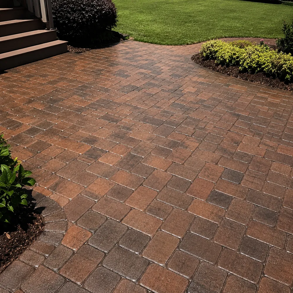 Pressure washing — after